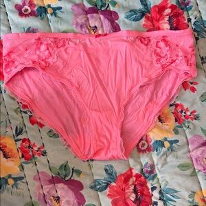 Victoria's Secret Bright Pink Lace Panties